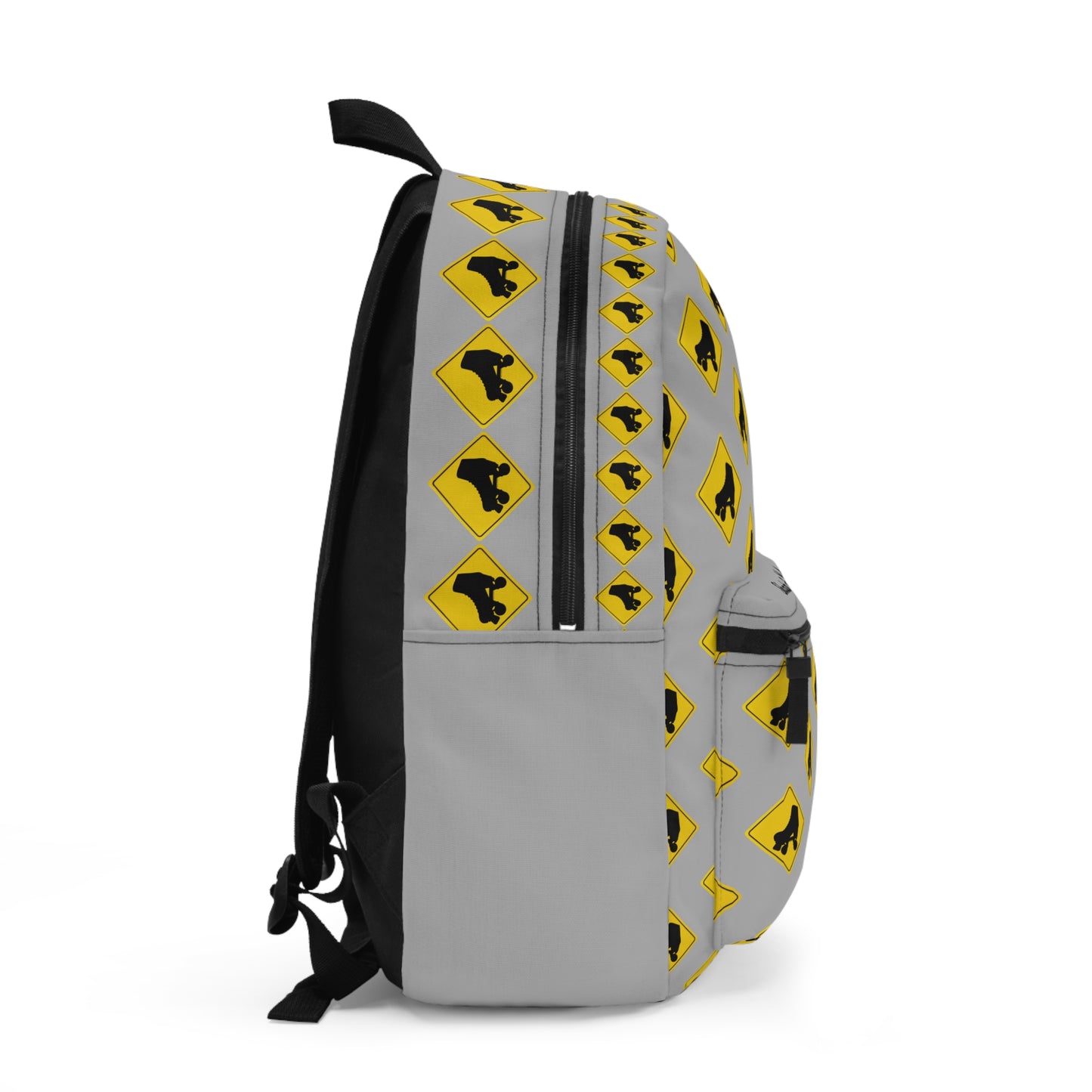 Backpack - Grey Warning Skater Backpack - Skate of Matter LLC