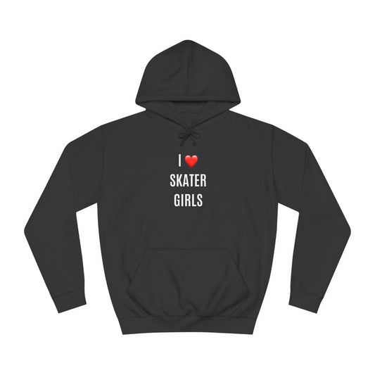 Hoodie - I Love Skater Girls Unisex Hoodie - Skate of Matter LLC