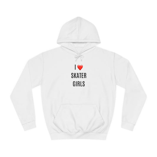 Hoodie - I Love Skater Girls Unisex Hoodie - Skate of Matter LLC