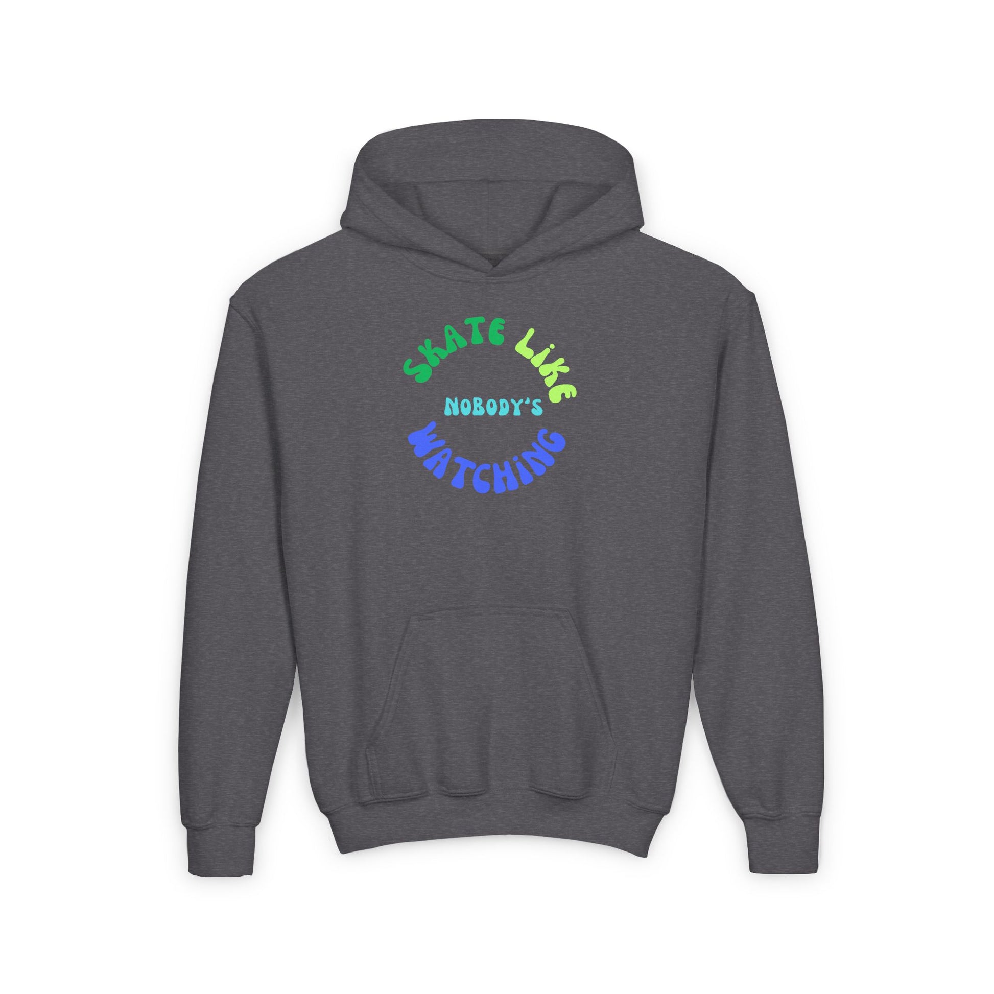 Kids clothes - Kids BlueGreen Skate Like Nobodys Watching Sweatshirt - Skate of Matter LLC