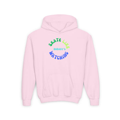 Kids clothes - Kids BlueGreen Skate Like Nobodys Watching Sweatshirt - Skate of Matter LLC