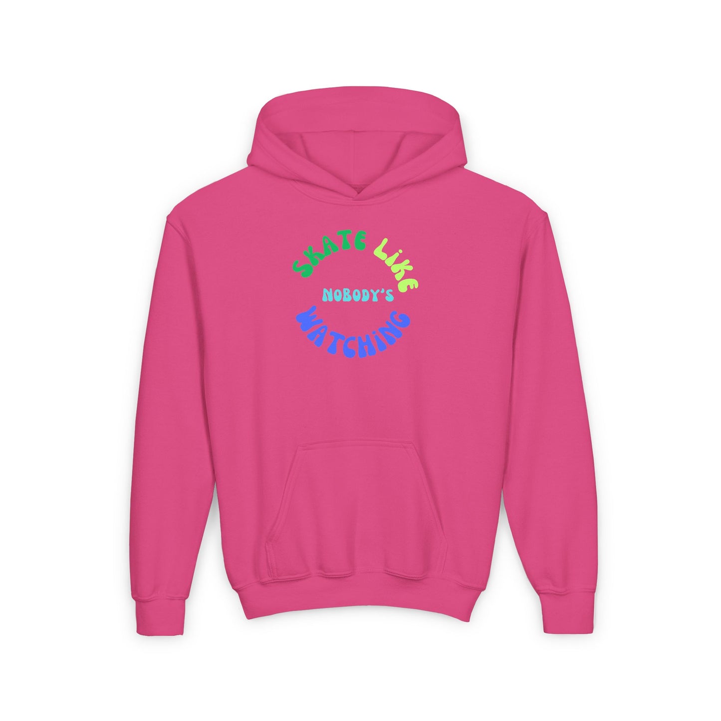 Kids clothes - Kids BlueGreen Skate Like Nobodys Watching Sweatshirt - Skate of Matter LLC