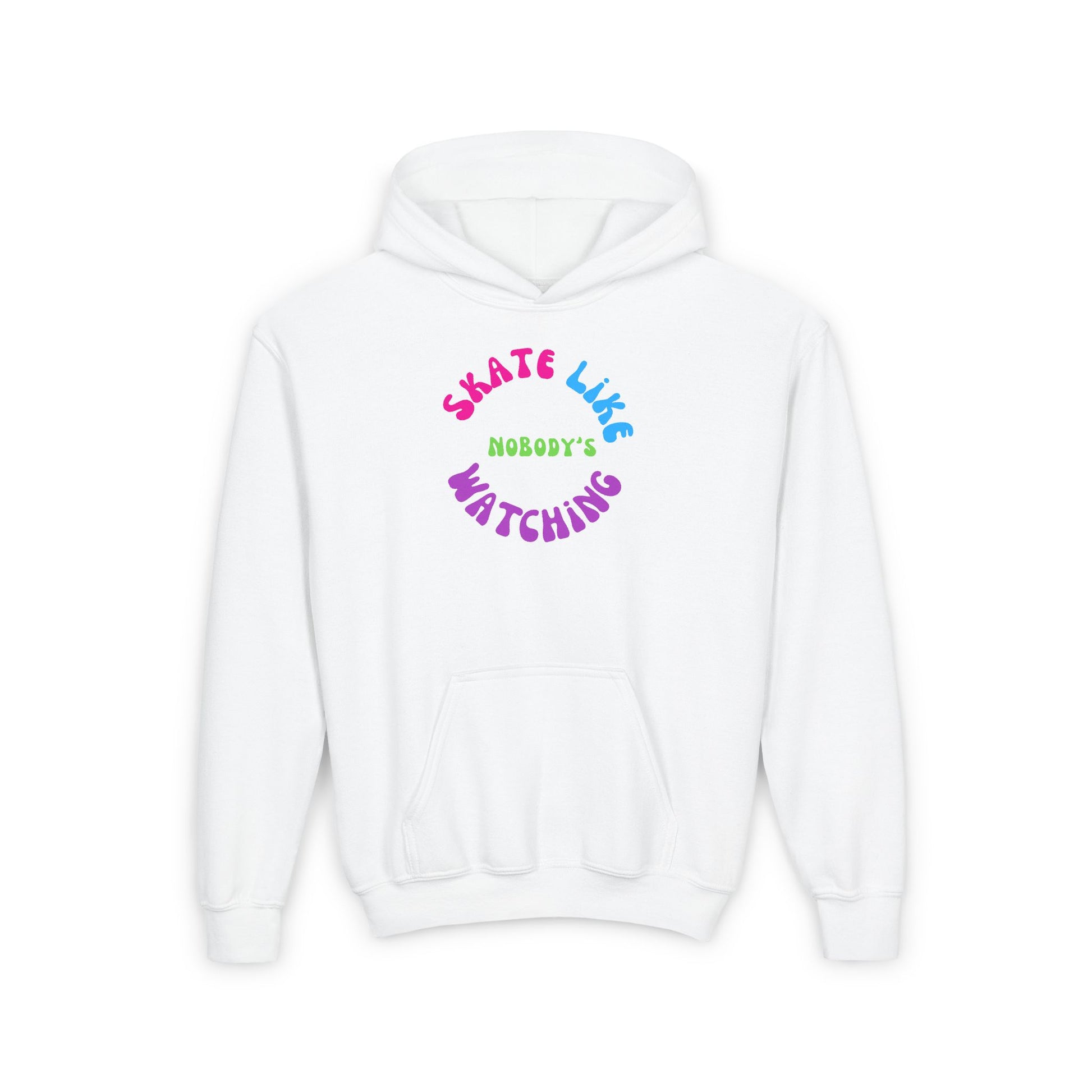 Kids clothes - Kids Colorful Skate Like Nobodys Watching Sweatshirt - Skate of Matter LLC