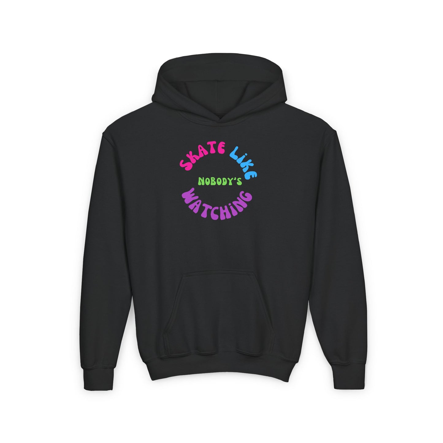 Kids clothes - Kids Colorful Skate Like Nobodys Watching Sweatshirt - Skate of Matter LLC