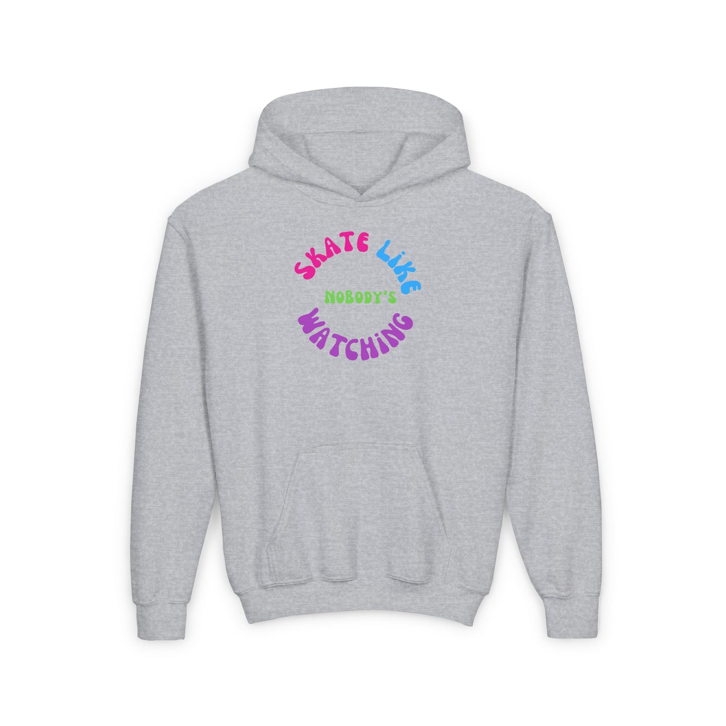 Kids clothes - Kids Colorful Skate Like Nobodys Watching Sweatshirt - Skate of Matter LLC