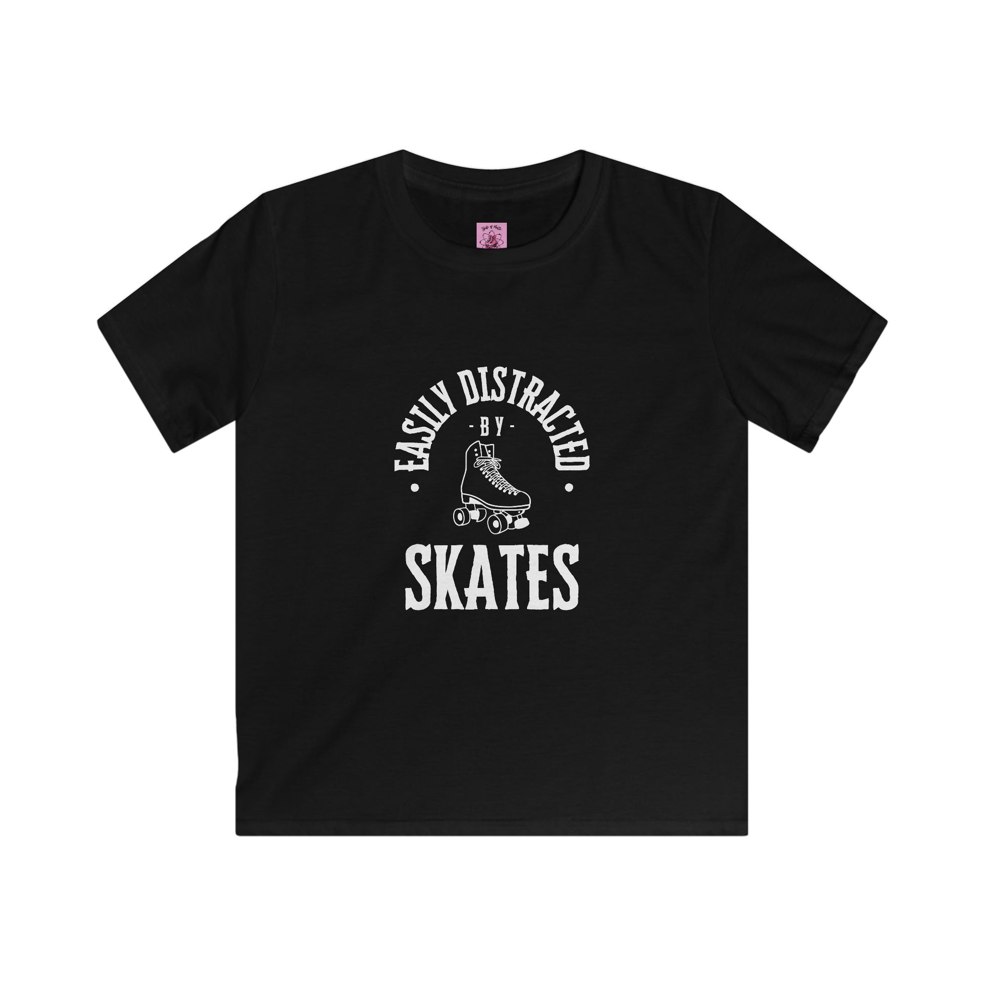 Kids clothes - Kids Easily Distracted by Skates Tee - Skate of Matter LLC