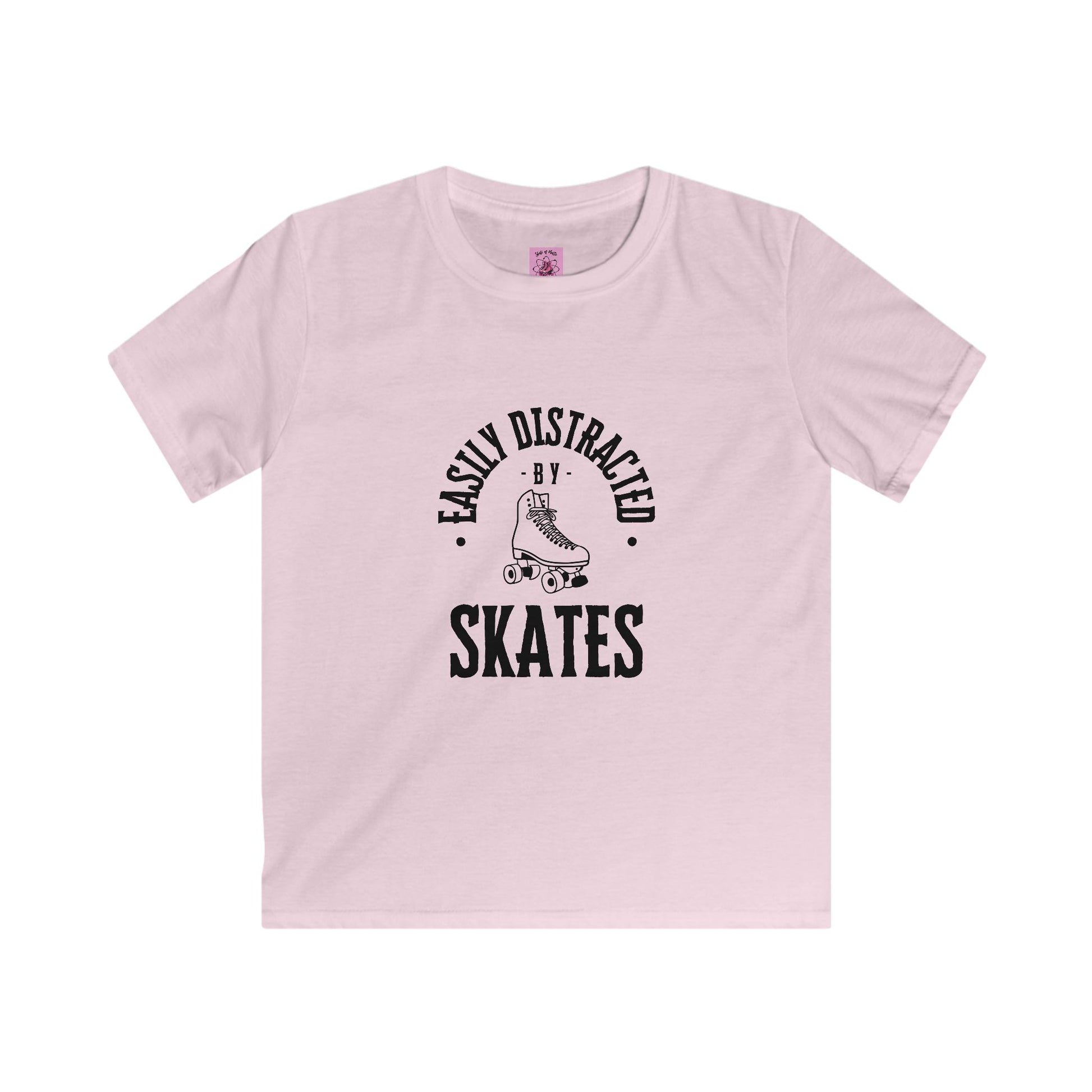 Kids clothes - Kids Easily Distracted by Skates Tee - Skate of Matter LLC