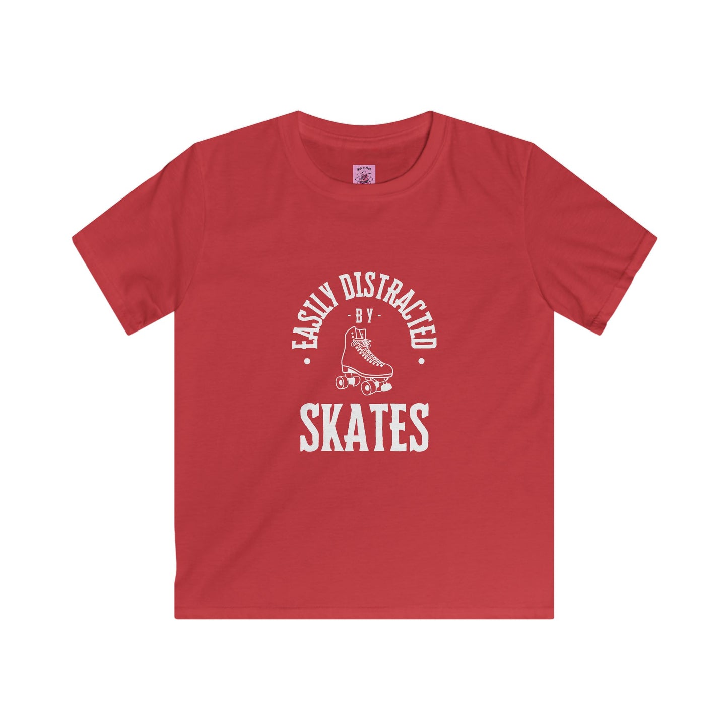 Kids clothes - Kids Easily Distracted by Skates Tee - Skate of Matter LLC