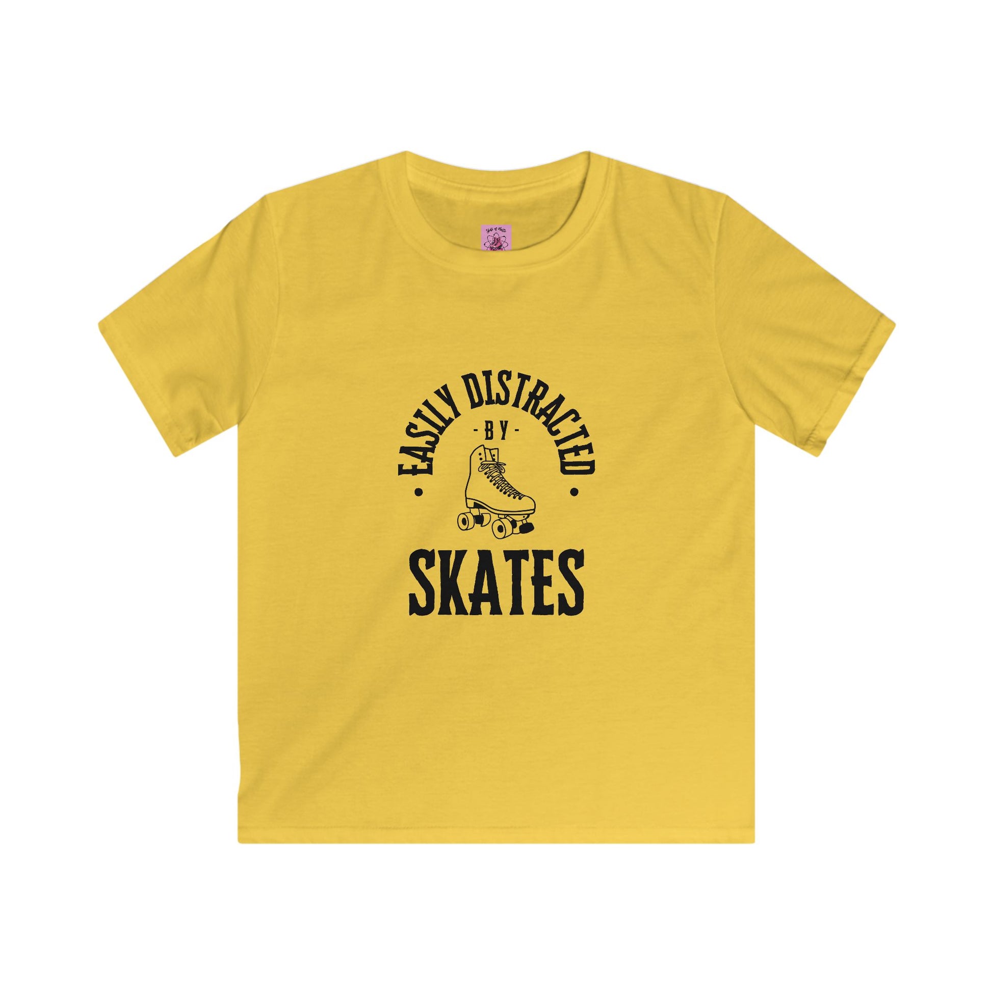 Kids clothes - Kids Easily Distracted by Skates Tee - Skate of Matter LLC