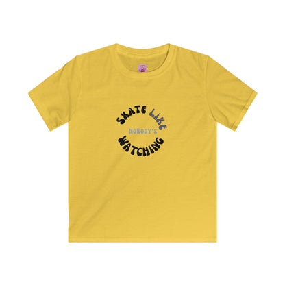 Kids clothes - Kids Monotone Skate Like Nobodys Watching Tee - Skate of Matter LLC