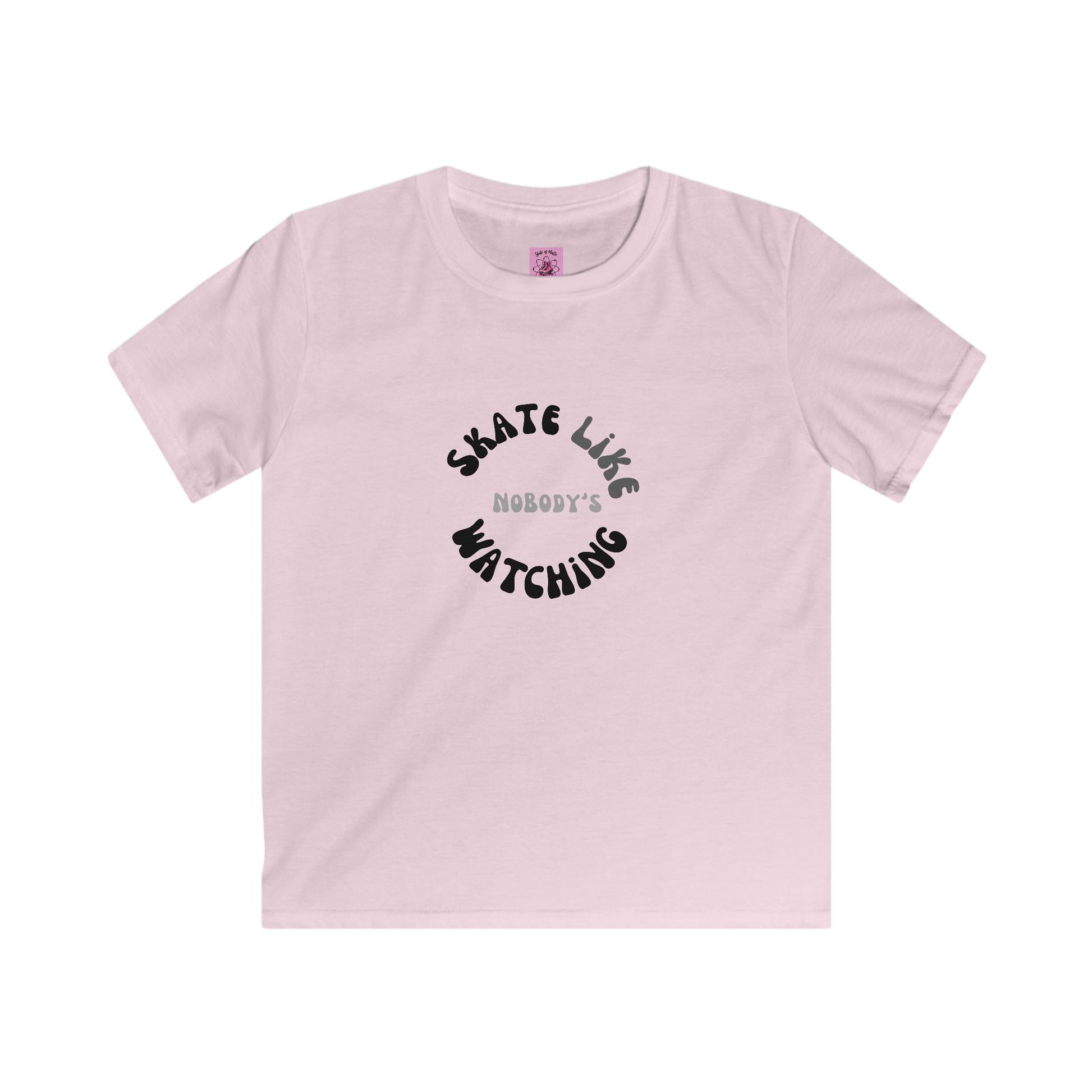 Kids clothes - Kids Monotone Skate Like Nobodys Watching Tee - Skate of Matter LLC