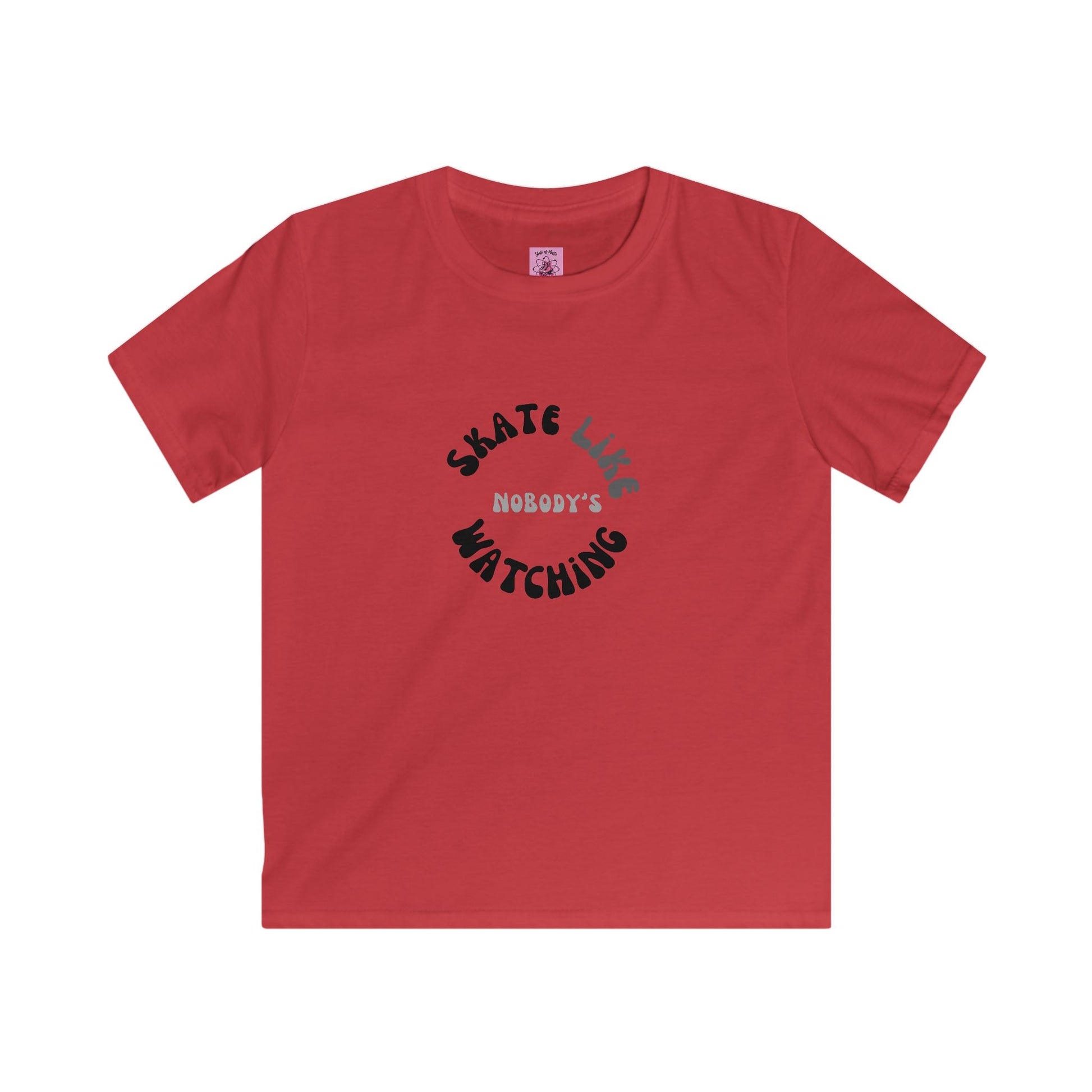 Kids clothes - Kids Monotone Skate Like Nobodys Watching Tee - Skate of Matter LLC