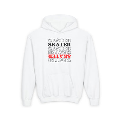 Kids clothes - Kids Red Statement Skater Sweatshirt - Skate of Matter LLC