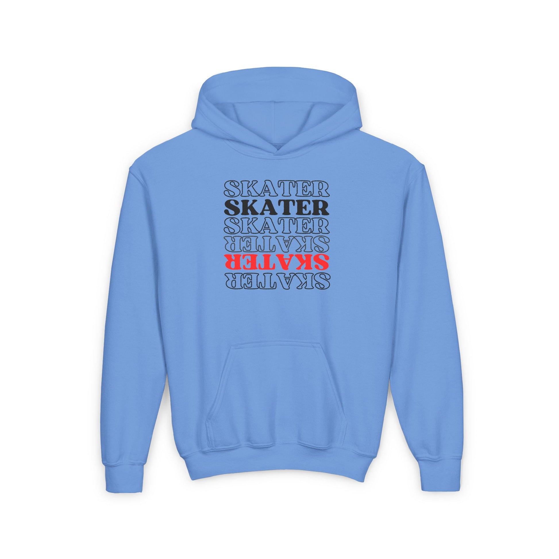 Kids clothes - Kids Red Statement Skater Sweatshirt - Skate of Matter LLC