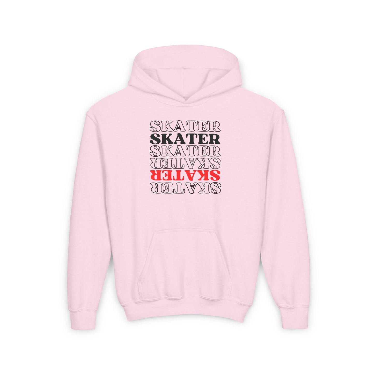 Kids clothes - Kids Red Statement Skater Sweatshirt - Skate of Matter LLC