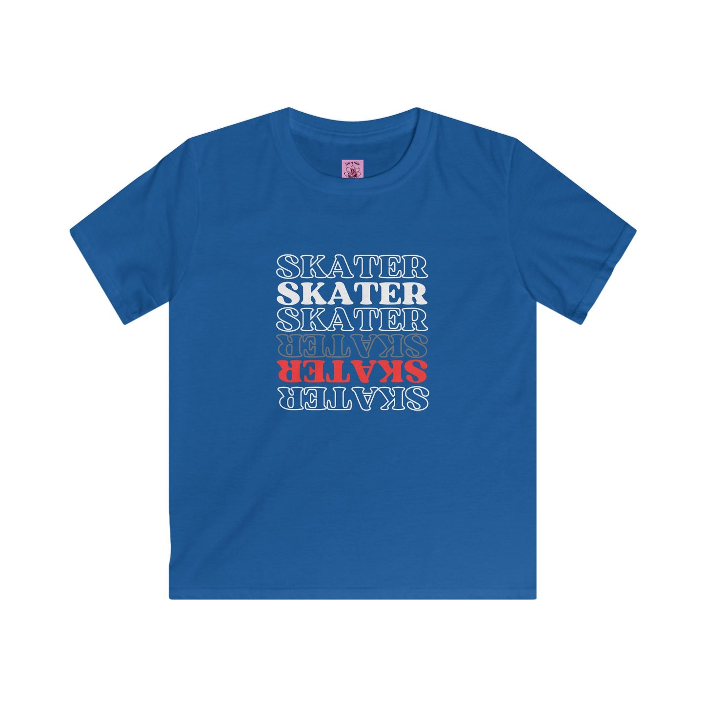 Kids clothes - Kids Red Statement Skater Tee - Skate of Matter LLC