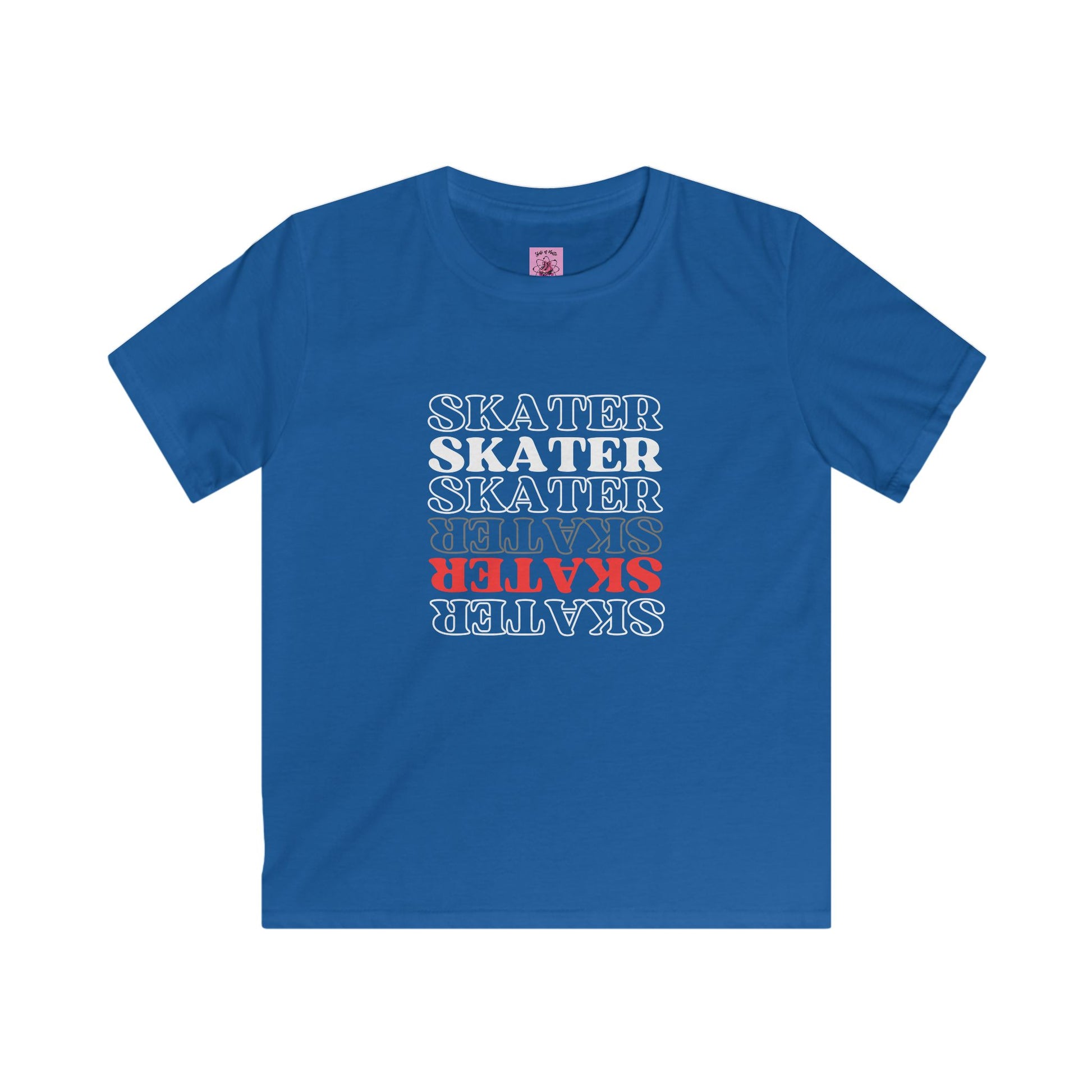 Kids clothes - Kids Red Statement Skater Tee - Skate of Matter LLC