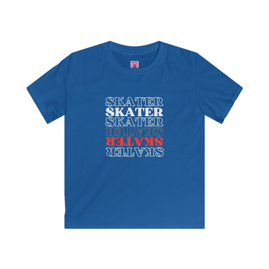 Kids clothes - Kids Red Statement Skater Tee - Skate of Matter LLC