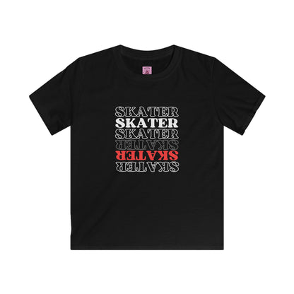 Kids clothes - Kids Red Statement Skater Tee - Skate of Matter LLC