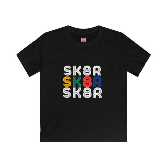 Kids clothes - Kids Retro Skater Tee - Skate of Matter LLC