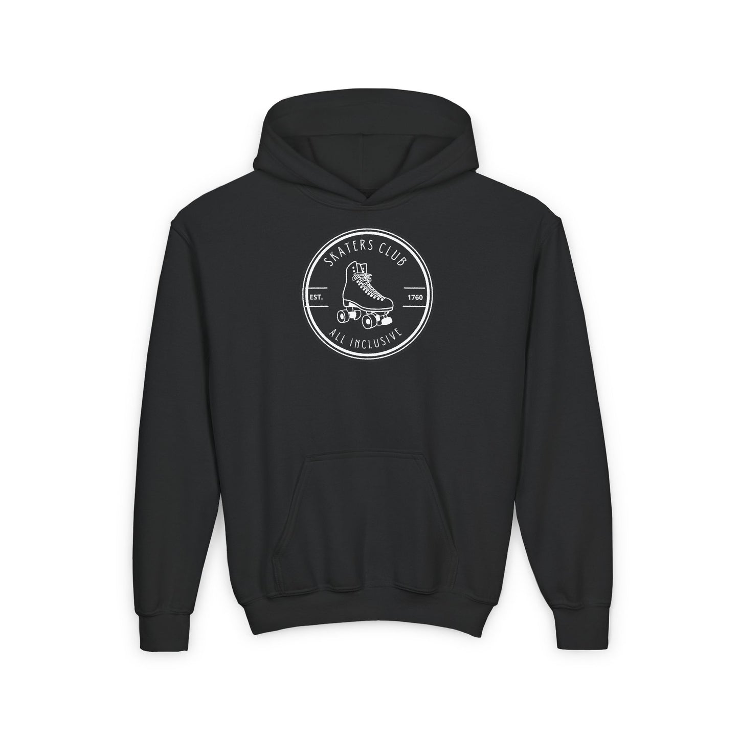 Kids clothes - Kids Round Black Skaters Club Sweatshirt - Skate of Matter LLC