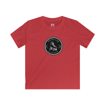 Kids clothes - Kids Round Black Skaters Club Tee - Skate of Matter LLC