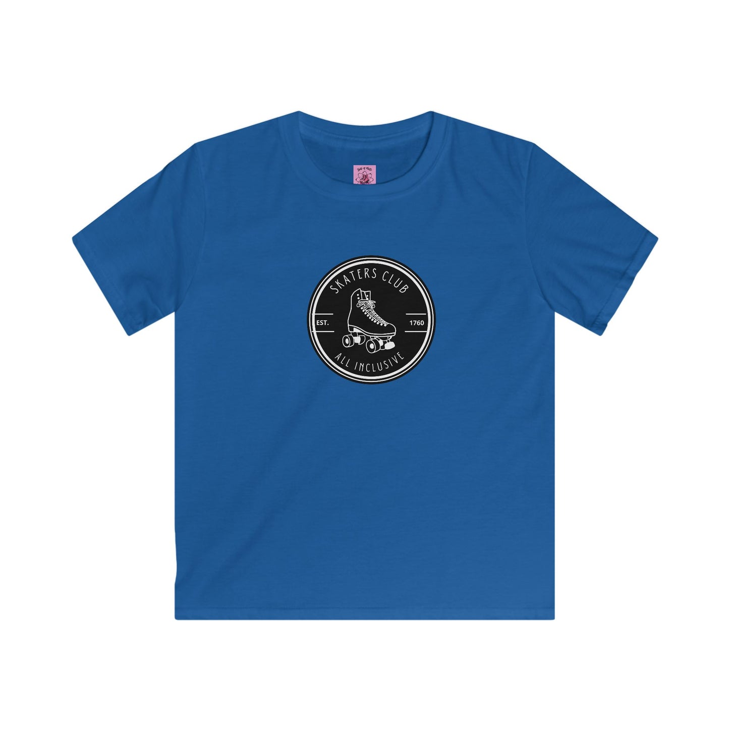 Kids clothes - Kids Round Black Skaters Club Tee - Skate of Matter LLC