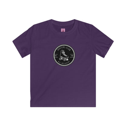 Kids clothes - Kids Round Black Skaters Club Tee - Skate of Matter LLC