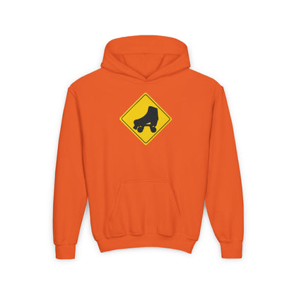 Kids clothes - Kids Warning Skater Sweatshirt - Skate of Matter LLC