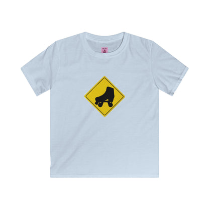 Kids clothes - Kids Warning Skater Tee - Skate of Matter LLC