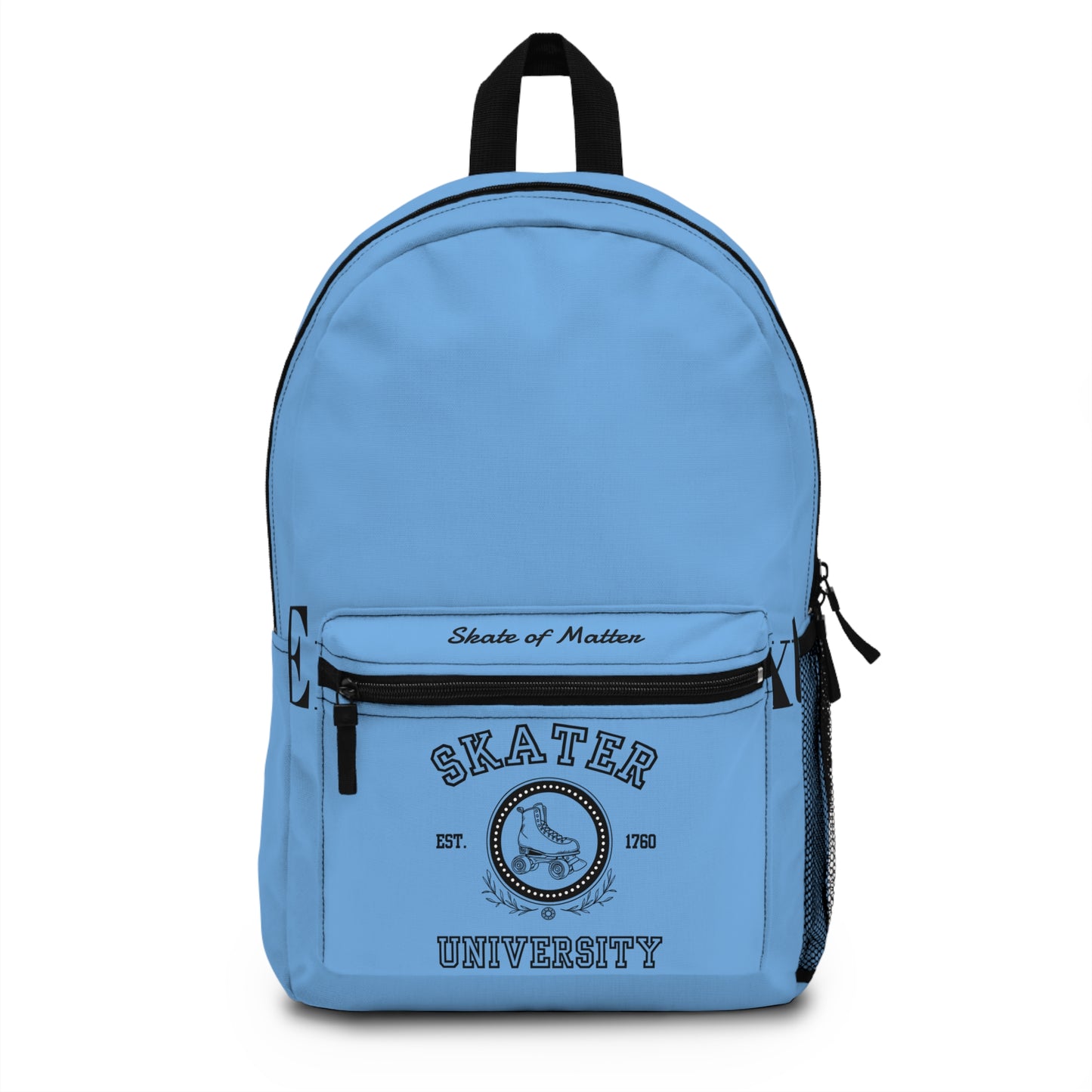 Backpack - Light Blue Skater University Backpack - Skate of Matter LLC