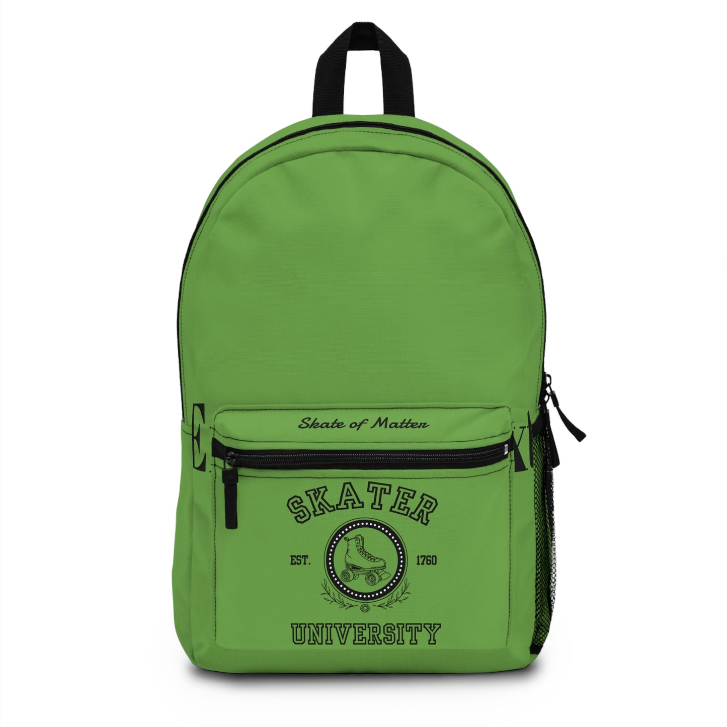 Backpack - Light Green Skater University Backpack - Skate of Matter LLC