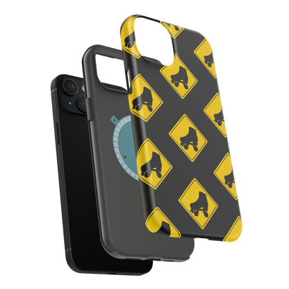 Phone Case - MagSafe Warning Skater Tough Case - Skate of Matter LLC