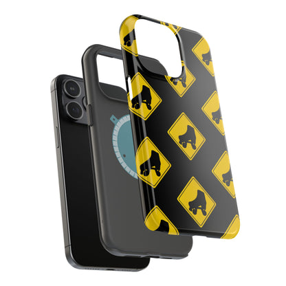 Phone Case - MagSafe Warning Skater Tough Case - Skate of Matter LLC