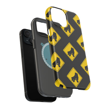 Phone Case - MagSafe Warning Skater Tough Case - Skate of Matter LLC