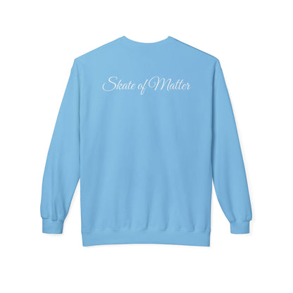 Sweatshirt - Monotone Skate Like Nobodys Watching Unisex Fleece Crewneck Sweatshirt - Skate of Matter LLC