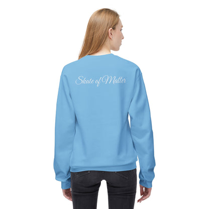 Sweatshirt - Monotone Skate Like Nobodys Watching Unisex Fleece Crewneck Sweatshirt - Skate of Matter LLC