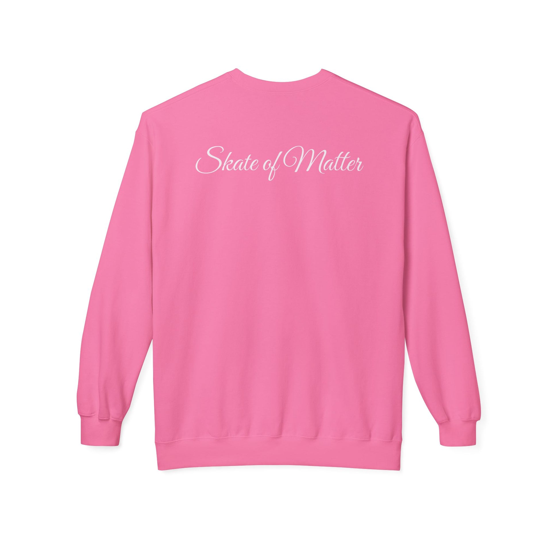 Sweatshirt - Monotone Skate Like Nobodys Watching Unisex Fleece Crewneck Sweatshirt - Skate of Matter LLC