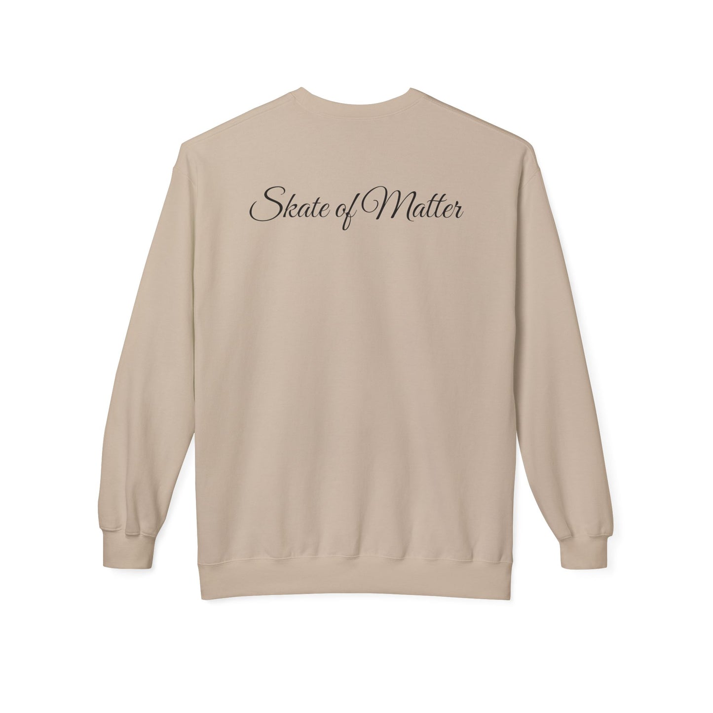 Sweatshirt - Monotone Skate Like Nobodys Watching Unisex Fleece Crewneck Sweatshirt - Skate of Matter LLC