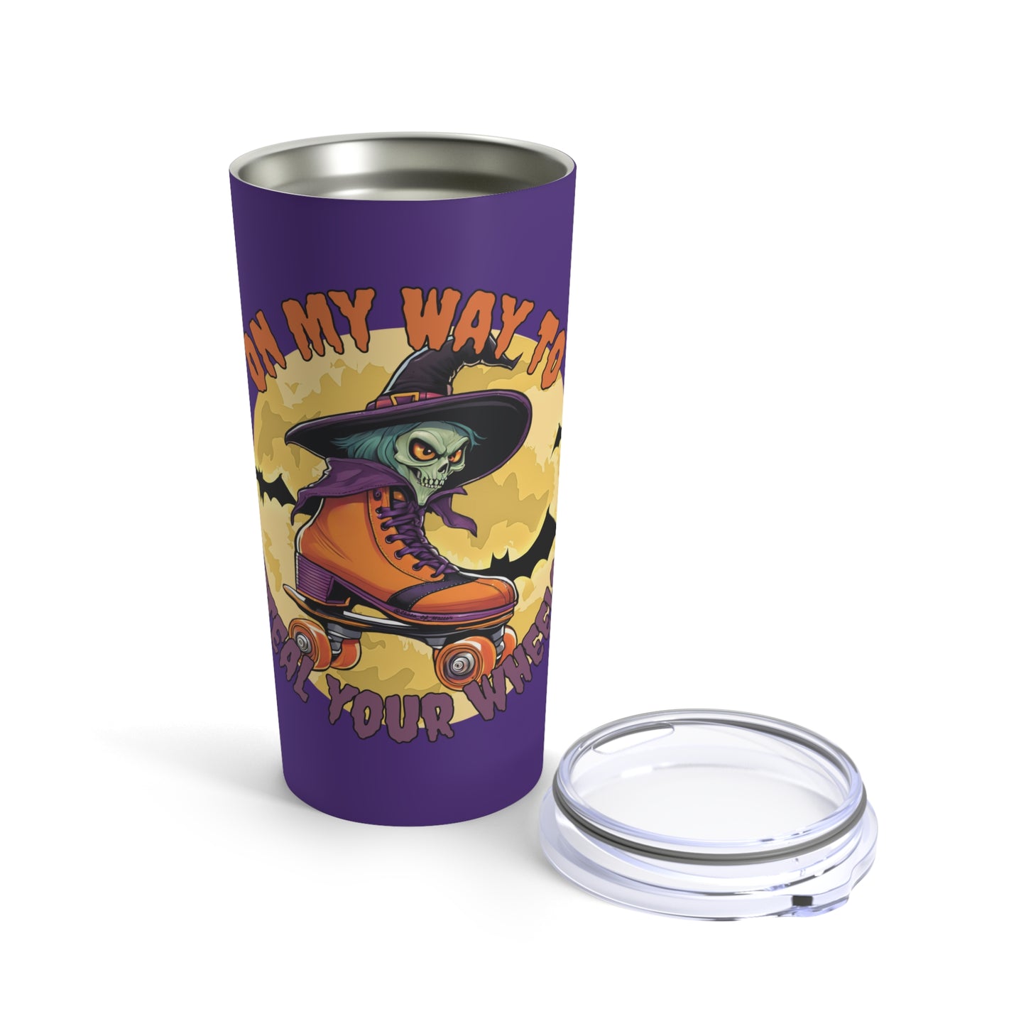 Drinkware - On My Way To Steal Your Wheels Tumbler - Skate of Matter LLC