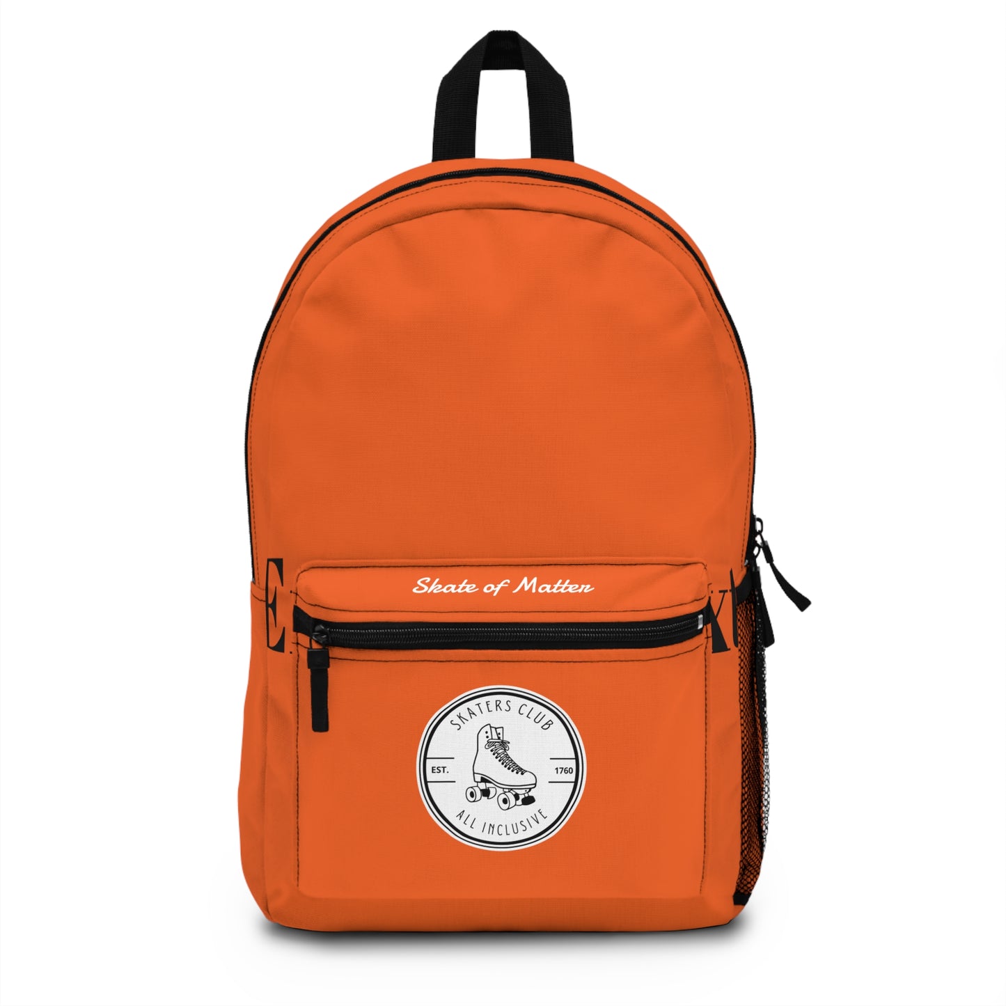 Backpack - Orange Skaters Club Backpack - Skate of Matter LLC