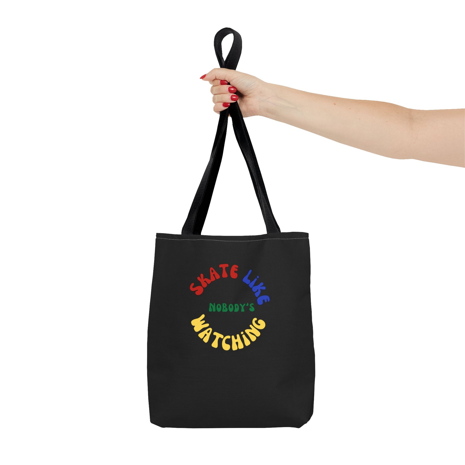 Bags - Primary Skate Like Nobodys Watching Tote Bag - Skate of Matter LLC