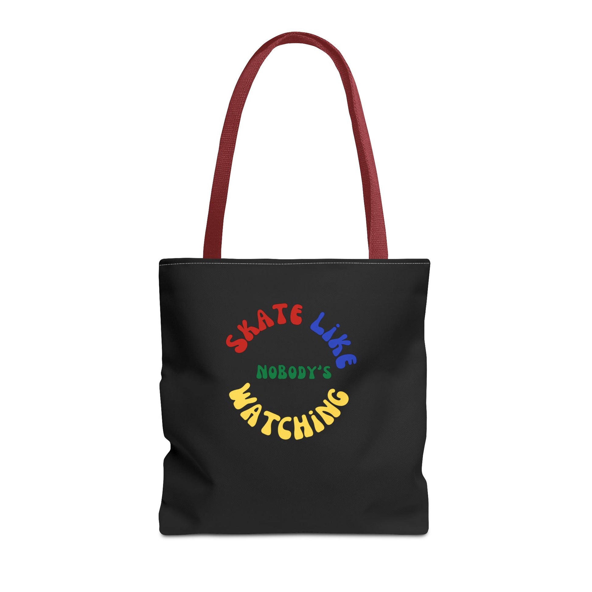 Bags - Primary Skate Like Nobodys Watching Tote Bag - Skate of Matter LLC