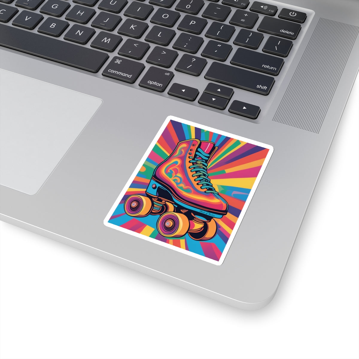 Paper products - Psychedelic Roller Skate Sticker - Skate of Matter LLC