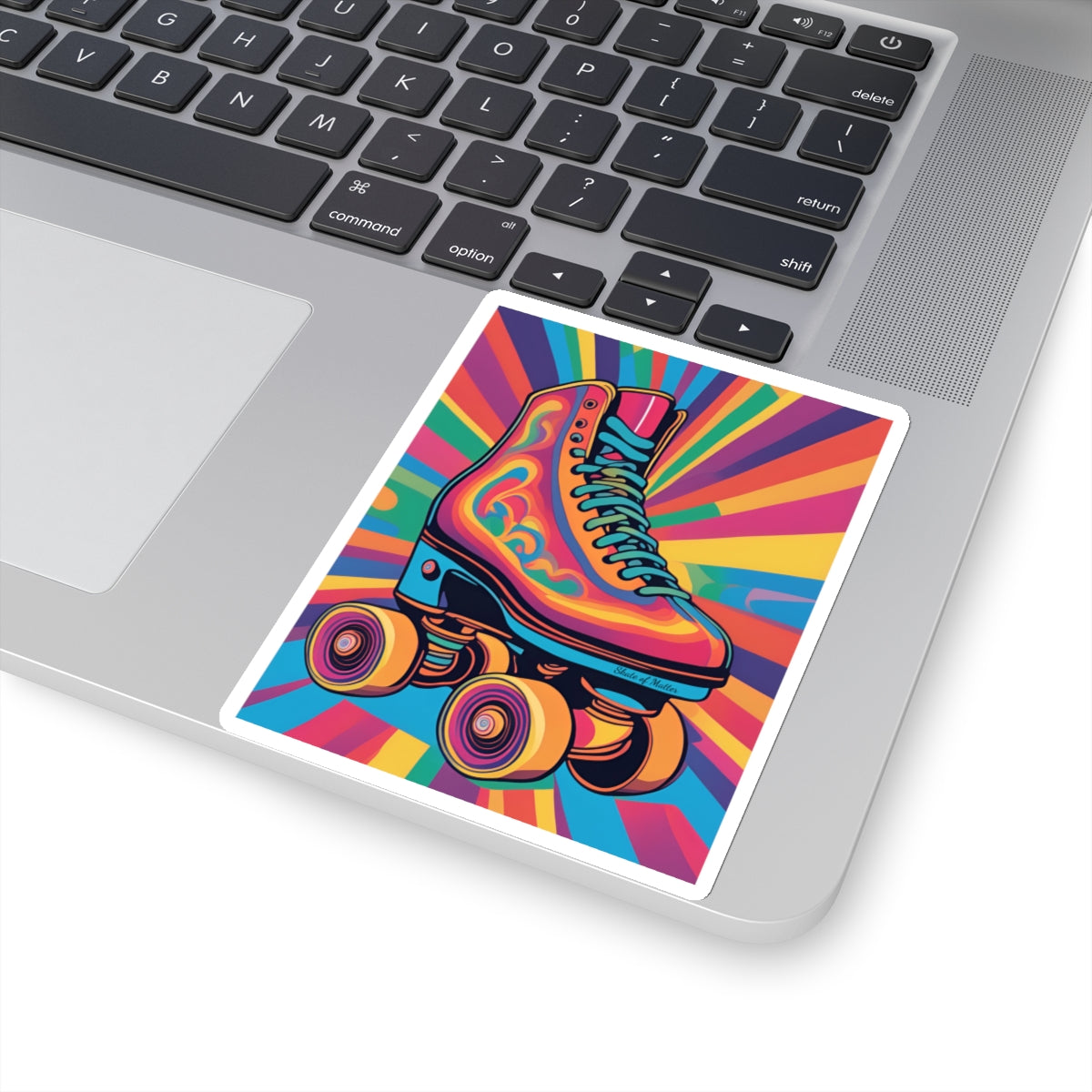 Paper products - Psychedelic Roller Skate Sticker - Skate of Matter LLC