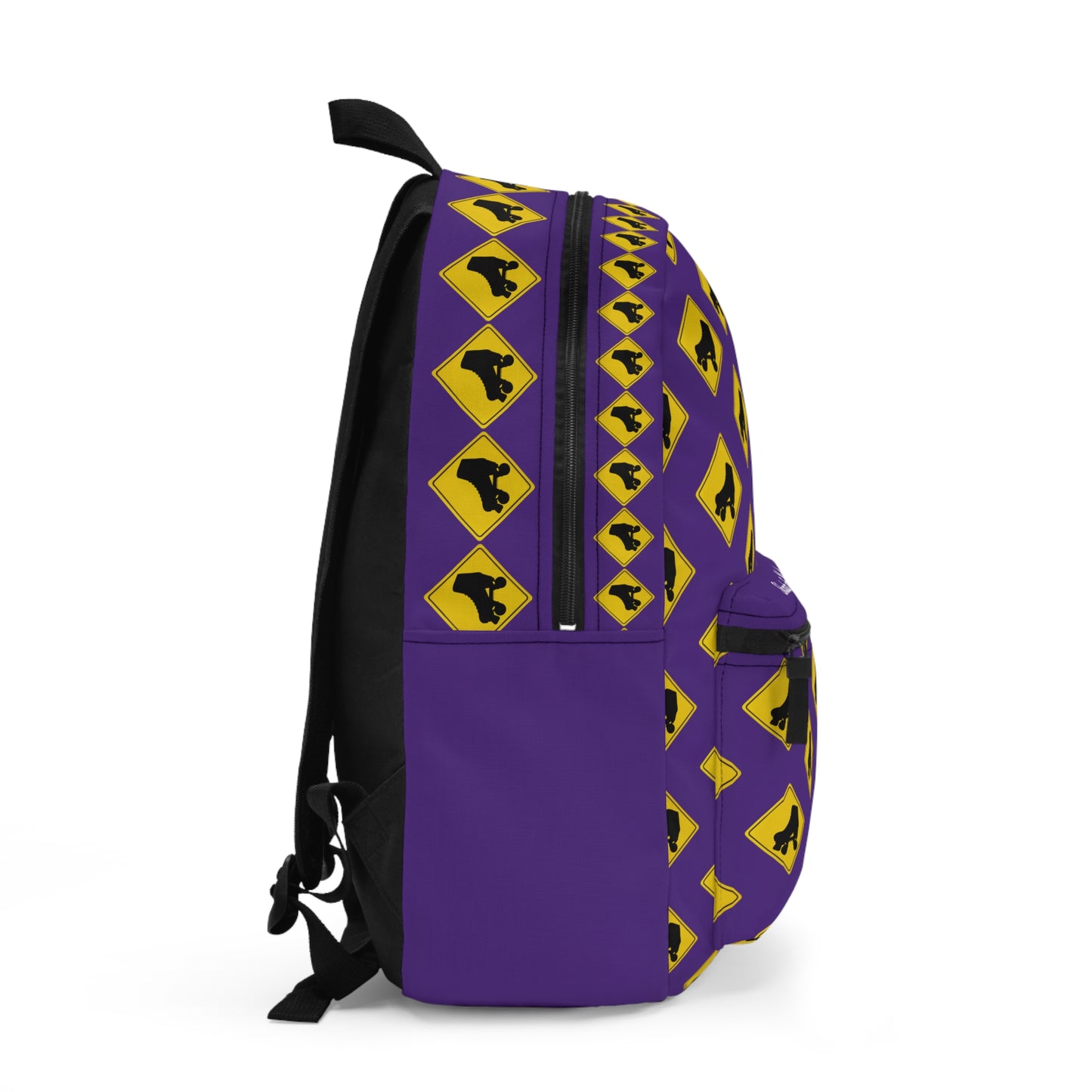 Backpack - Purple Warning Skater Backpack - Skate of Matter LLC