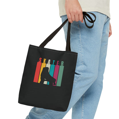 Bags - Rainbow Stripe Skater Tote Bag - Skate of Matter LLC