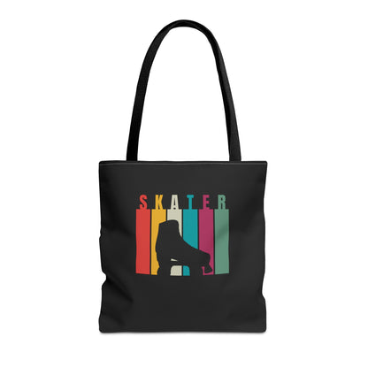 Bags - Rainbow Stripe Skater Tote Bag - Skate of Matter LLC