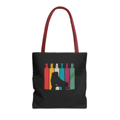 Bags - Rainbow Stripe Skater Tote Bag - Skate of Matter LLC