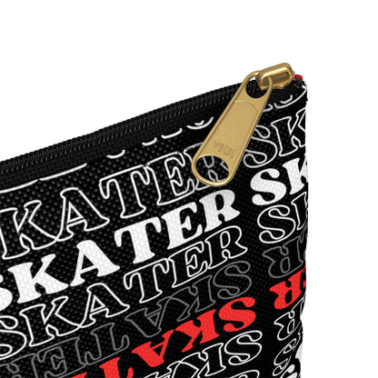 Bags - Red Satement Skater Accessory Pouch - Skate of Matter LLC